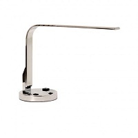 LED desk lamp with USB and outlet