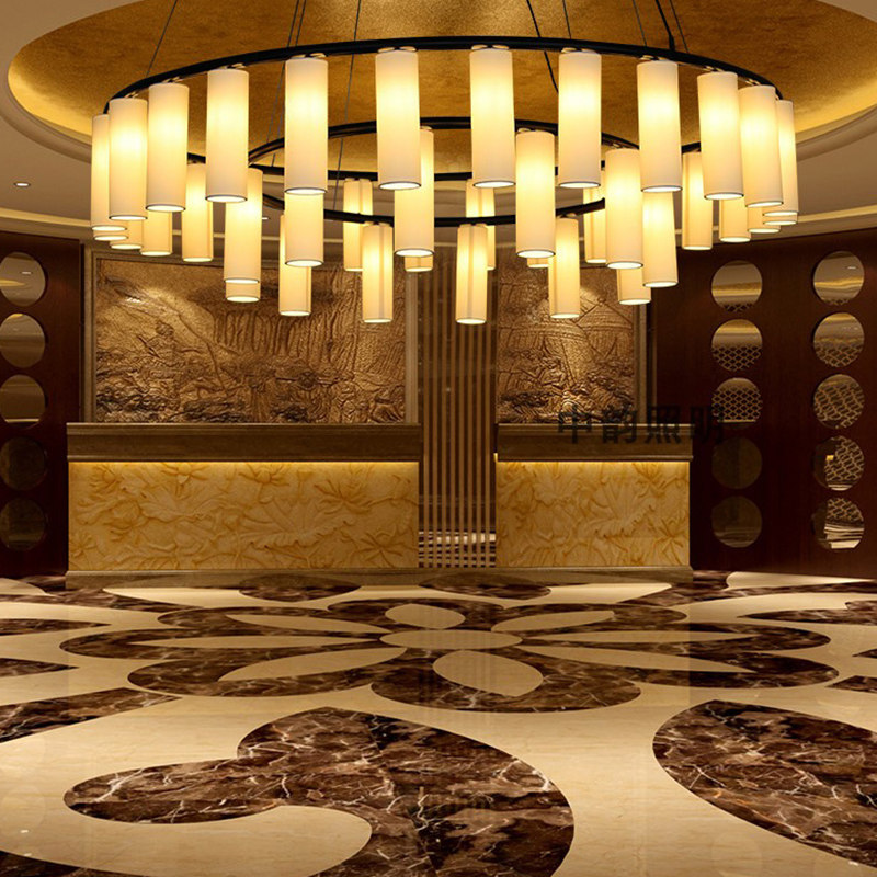 Projeto de iluminação do lobby do hotel