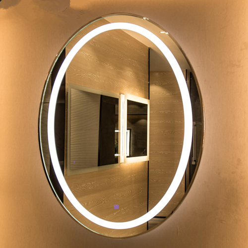 Espelho oval com luz