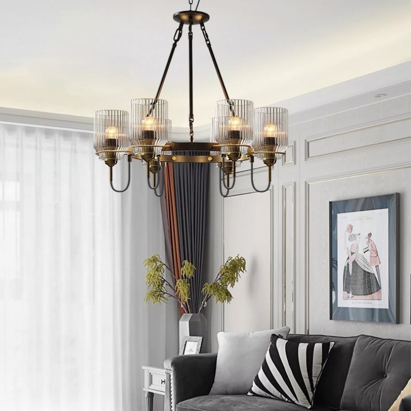 6-Light chandelier modern