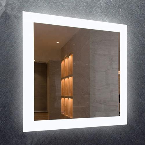 Illuminated bathroom mirrors