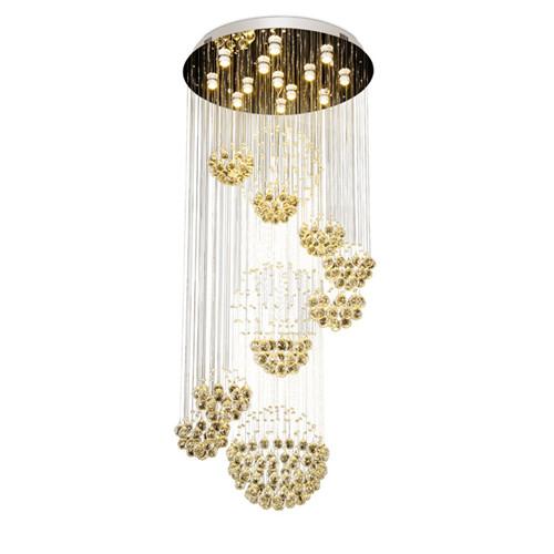 Raindrop crystal chandelier
